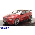 Jaguar XE SV Project 8 2017 dark red-metallic 1:43 IXO NEW+boxed *5957 instant wheels