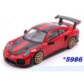 Porsche 911 (991.2) GT2 RS 2023 red 1/43 Bburago NEW+boxed *5986 instant wheels