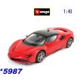 Ferrari SF90 Stradale 2023 red 1/43 Bburgao NEW+boxed *5987 instant wheels