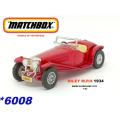 Riley M.P.H. Roadster 1934 red-met 1/43 MOY/Matchbox NEW+showcased *6008 instant wheels