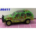 Jurassic World `93 Ford Explorer 4 -rare- green 1:64 Matchbox NEWinBlister *6411 instant wheels