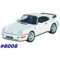 Porsche 911 turbo (964) 2009 white 1-18 Welly NEW+boxed  #8008 instant wheels