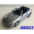 Porsche 911 Carrera 4 Cabriolet  (964) 1994 silver 1/18 Anson NEW+boxed #8023 instant wheels