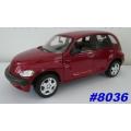 Chrysler PT Cruiser 2005 red-met 1:18 Maisto NEW+re-boxed  #8036 instant wheels