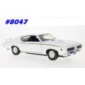 Pontiac GTO Judge 1969 white 1/18 Motormax NEW+boxed  #8047 instant wheels