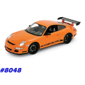 Porsche 911 GT3 RS (997) orange 1/18 Welly NEW+BOXED  #8048 instant wheels