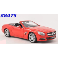 Mercedes-Benz SL 500 (R231) cabrio 2012 red 1/18 Welly NEW+boxed  #8476 instant wheels