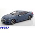 BMW 850i M coupe 2018 blue-grey Norev 1/18 NEW+boxed  #8957 instant wheels