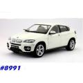 BMW X6 335i 2012 white 1/18 Welly NEW+boxed #8991 instant wheels