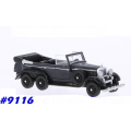 Mercedes-Benz G4 (W31) 6x6 1938 anthratcite 1/87 BOS-Models NEW+boxed #9116 instant wheels