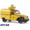 Citroen 2CV 1972 yellow Norway Hi-way assist NAC 1/87 Brekina  #9148 instant wheels