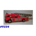 Mercedes Fire Engine + swivel-ladder 1/87 Herpa NEW+boxed  #9334 instant wheels
