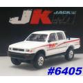 Toyota HiLux 4x4/2400 1993 white 1/64 JackieM NEW+boxed #6405 instant wheels