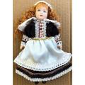 Porcelain Doll in French Dress
