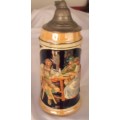 BEAUTIFUL LARGE BAVARIAN GERMAN BEER STEIN MUG FOR THE COLLECTOR