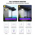 LED Outdoor Garden Security Night Split Solar Induction Lamp With Separate Panel