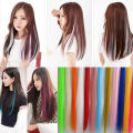 Cool " Neon Green " Colour Synthetic Hair Extension