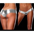 Ladies Sexy & Erotic Silver Party G-String
