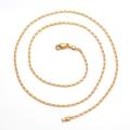 Mens  Cool 9K Yellow Gold Filled Lock Link Chain  ( 55cm )