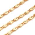 Mens  Cool 9K Yellow Gold Filled Lock Link Chain  ( 55cm )