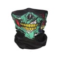Super Cool Multicoloured Skull Face Bandana Mask