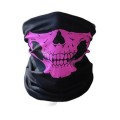 Super Cool Purple Skull Face Bandana Mask