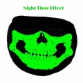 Super Cool  " Smiling Skull "  Luminous Muffle Mask