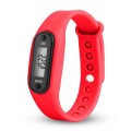 Cool & Athletic Activity Tracker Wrist Pedometer  ( Red )