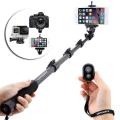 High Quality and Super Cool HAMEE Wireless Bluetooth Selfie Stick with Remote  ( BLACK )