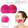 FOREVER T-SONIC LUNA MINI ELECTRICAL RECHARGEABLE SILICONE VIBRATING  PULSING DEEP FACIAL CLEANSER