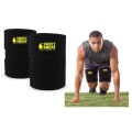 MENS SWEET SWEAT THIGH COMPRESSION , MUSCLE and CORE SUPPORT BELTS  ( 1 X PAIR )
