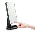 Stunning Large Square LED Touch Screen Mirror with Makeup Stand / Base