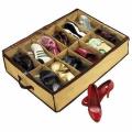 SHOES UNDER  12 POCKET SPACE SAVING SHOE ORGANIZER and PROTECTOR
