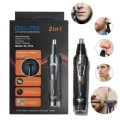 Powerful  2-in-1  Nose hair , Eyebrows and Beard Outline Trimmer