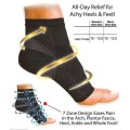 FOOT ANGEL Copper Infused Pain Relief and Anti - Fatigue Compression Medical Foot Sleeve