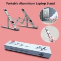 Aluminum Alloy Laptop / Tablet Cooling and Holding Bracket Stand with Free Storage Bag