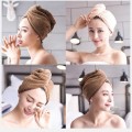 Super Soft and High Quality Microfiber Fast Drying Hair Towel Turban Wrap