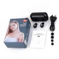 F9 TWS V5.2 Touch Control Wireless Bluetooth Headset with Charging Case & Digital Display