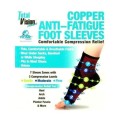 Total Vision Highly Effective Copper Anti-Fatigue & Chronic Pain Relief Foot Sleeves