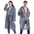 Unisex Adults High Quality EVA Thickened Waterproof & Windproof Hooded Raincoat