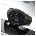 Mens Eyecatching & Rugged TOMI Cool Military Look Ribbed Design Sport Watch