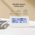 Elegant Multifunctional Temperature Display LCD Clarity Bedside , Desk or Bathroom Electronic Watch