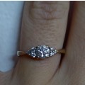 White Gold Browns Diamond Engagement Ring