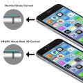 4D iPhone 7/7s Plus Full Cover 3D Curved Edge to Edge Tempered Glass Screen Protector(White & Black)