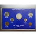 1976 South Africa Mint Pack. UNC coins. As issued by Forward Coin Accessories in Birmingham, UK.