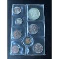 1973 South Africa Uncirculated Coin Set with Silver R1. 80% Silver content