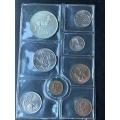 1973 South Africa Uncirculated Coin Set with Silver R1. 80% Silver content