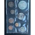 1974 South Africa Uncirculated Coin Set with Silver R1. 80% Silver content