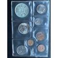 1974 South Africa Uncirculated Coin Set with Silver R1. 80% Silver content