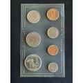 1988 South Africa Uncirculated Coin Set with Nickel R1.